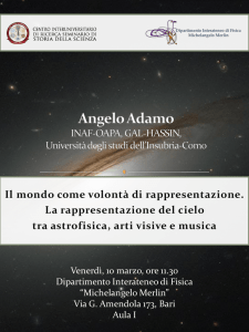 Angelo Adamo INAF-OAPA, GAL-HASSIN, Università degli Studi