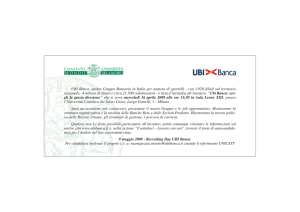 16 aprile-UBI Banca.qxp - Università Cattolica del Sacro Cuore