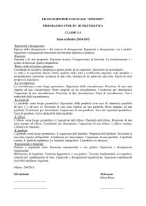 Equazioni e - Liceo Scientifico Statale Einstein Milano