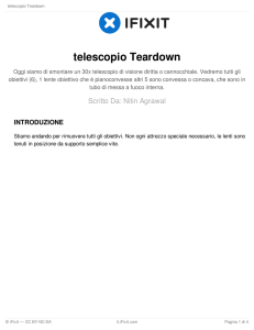 telescopio Teardown