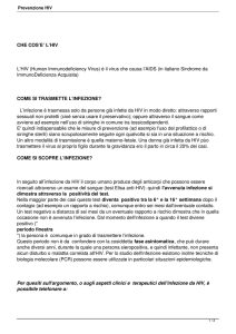 Prevenzione HIV