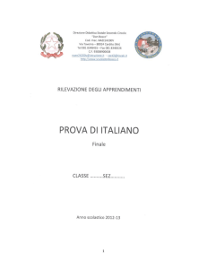 verifica finale italiano