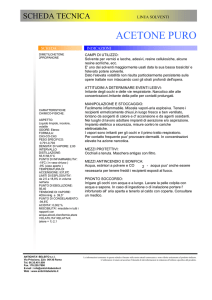 acetone puro - Antichità Belsito