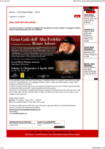 SUONO.IT - Gran Galà dell`Alta Fedeltà