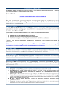 Posta Elettronica Certificata - Comune di Gravina di Catania