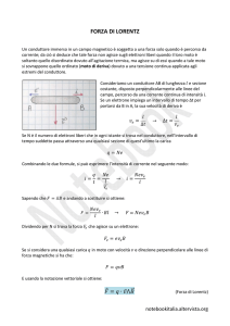 Forza di Lorentz - Notebook Italia
