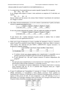 CHI-QUADRO DI ADATTAMENTO E DI