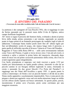 IL SENTIERO DEL PARADISO