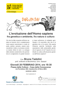 L`evoluzione dell`Homo sapiens
