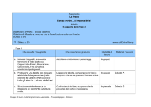 Senza verbo... è impossibile