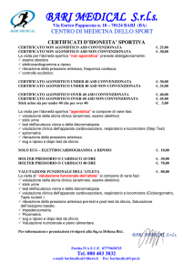 BARI MEDICAL CENTRO DI MEDICINA DELLO SPORT