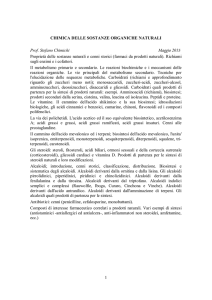 Chimica delle sostanze organiche naturali