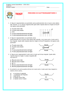 Test Finale - Dipartimento di Fisica