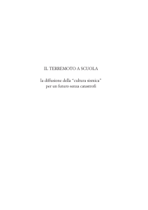 IL TERREMOTO A SCUOLA