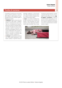 Perdite di coscienza - Zanichelli online per la scuola
