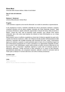 Elena Musi - Istituto di studi italiani