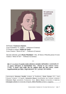 di Francesco Amerise che è stato premiato.