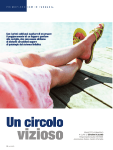 Con i primi caldi può capitare di osservare il peggioramento di un