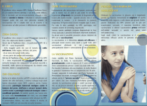 Depliant vaccinazione HPV retro