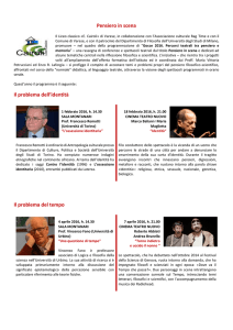 Pensiero in scena Il problema dell`identità Il - "Ferraris"