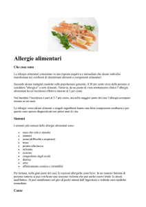 Allergie alimentari