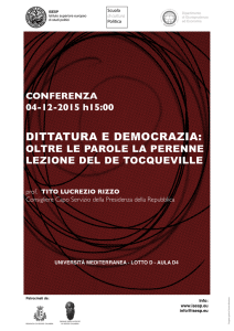 dittatura e democrazia