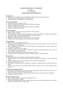 Trasformazioni geometriche - Liceo Scientifico Statale Einstein Milano