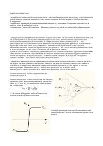 Amplificatori Operazionali ideali