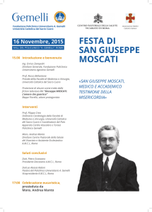 festa di san giuseppe moscati
