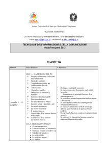 classe 1a - Cavour–Marconi–Pascal