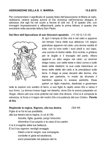 ASSSUNZIONE DELLA BV MARRIA- 15.8.2015 Per comprendere il
