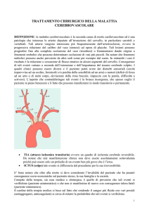 Stenosi carotidea - Ospedali Riuniti di Ancona