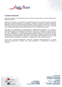 1 FILOMENA BUONOCORE Professore associato non confermato