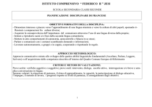 Italiano classi prime scuola secondaria di primo grado