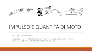 impulso e quantità di moto