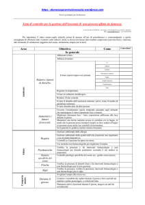 Lista di controllo per la gestione della insonnia