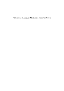 Riflessioni di Jacques Maritain e Noberto Bobbio
