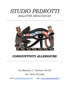 congiuntiviti allergiche