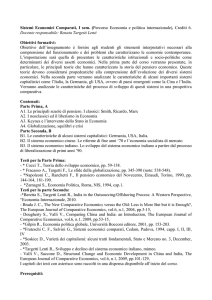 Sistemi Economici Comparati