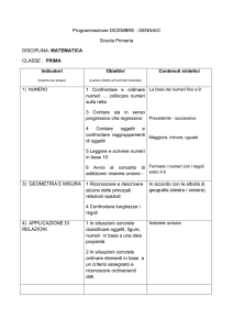 Programmazione DICEMBRE - GENNAIO Scuola Primaria