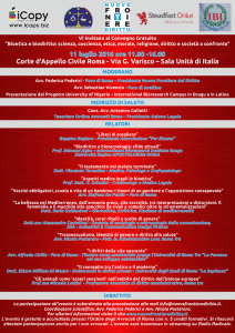 locandina bioetica - Nuove Frontiere del Diritto