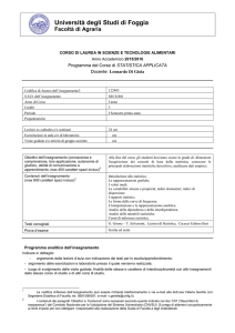 Programma Statistica 2015-16