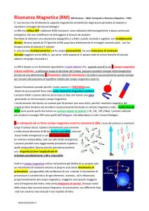 La risonanza magnetica