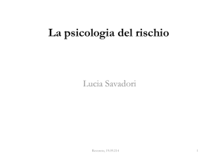 Comprensione e comunicazione del rischio - PMI-NIC