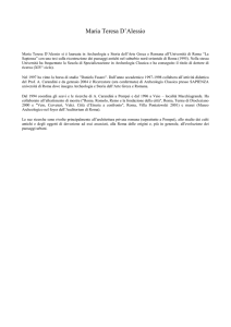 Maria Teresa D`Alessio - Dipartimento di Scienze dell`Antichità