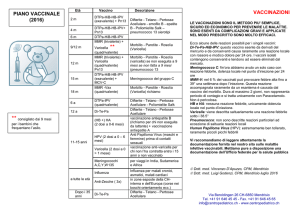 scheda vaccini - Centro Pediatrico del Mendrisiotto
