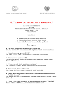 il tedesco : una risorsa per il tuo futuro