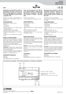 01801 Alimentatore con uscita 29 V dc 800 mA - D