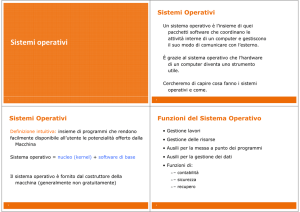Sistemi Operativi