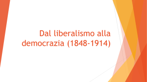 Dal liberalismo alla democrazia